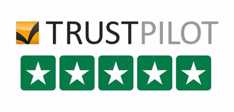 5 Star reviews Trust pilot